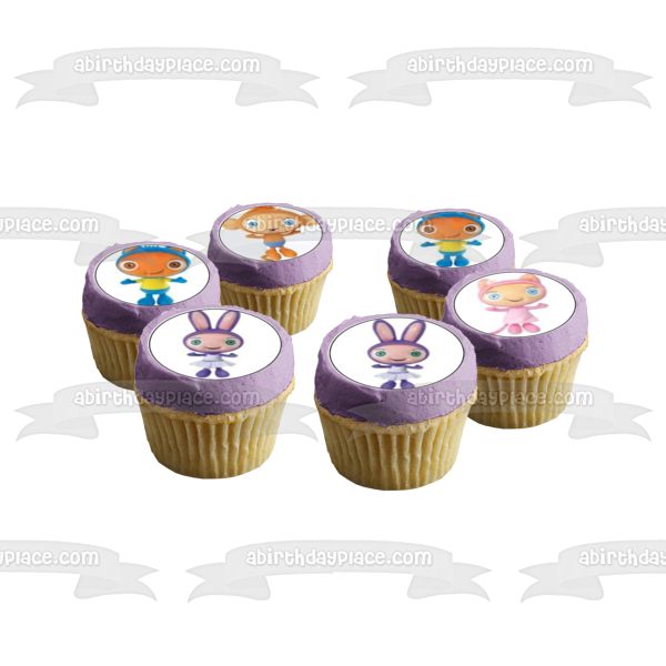 Waybuloo Yojojo Lau Lau Nok Tok and De Li Edible Cupcake Topper Images ABPID05176