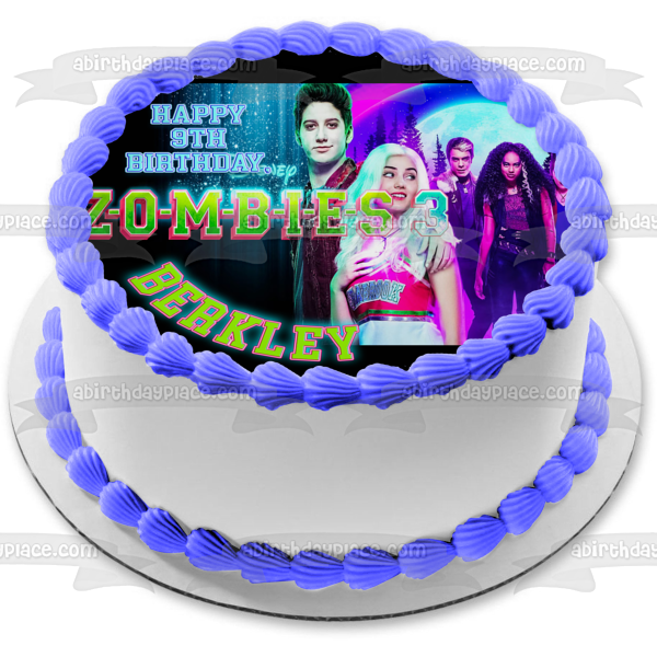 ZOMBIES 3 Zed Lacey Wyatt Wynter y Willa Imagen comestible para decoración de tarta ABPID56419 