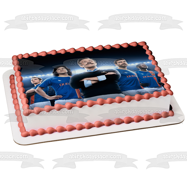 Ted Lasso Soccer Team Stadium Shot Sports Comedy TV Show Edible Cake Topper Image ABPID56865