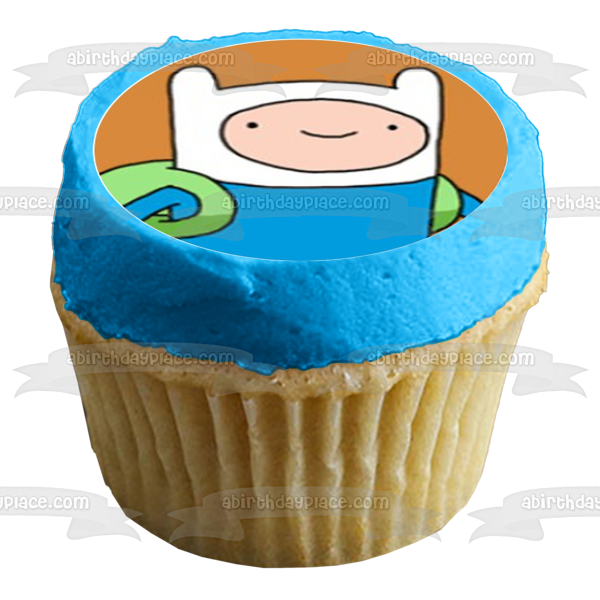 Adventure Time Finn the Human Jake the Dog and Lumpy Space Princess Edible Cupcake Topper Images ABPID06775