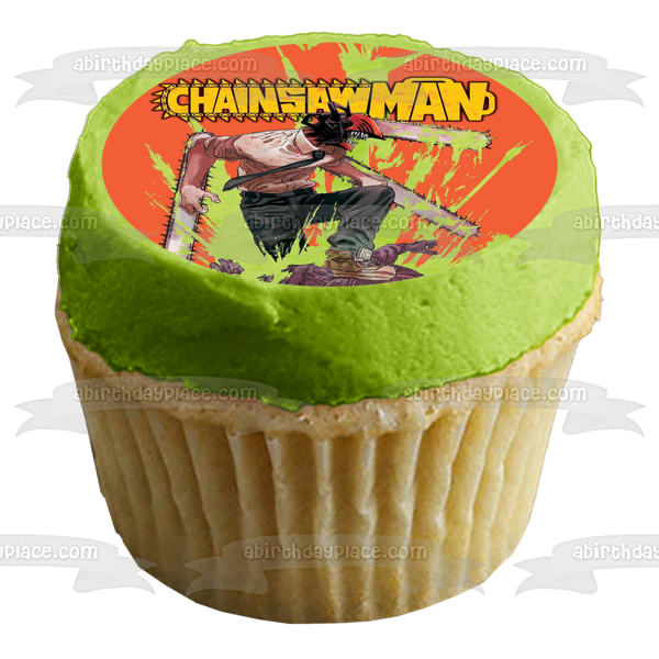 Chainsaw Man Denji Anime Manga Shonen Jump Imagen comestible para tarta ABPID56874 