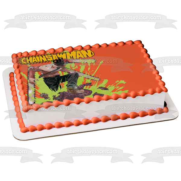 Chainsaw Man Denji Anime Manga Shonen Jump Imagen comestible para tarta ABPID56874 