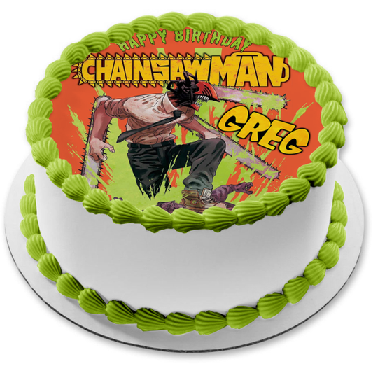 Chainsaw Man Denji Anime Manga Shonen Jump Imagen comestible para tarta ABPID56874 