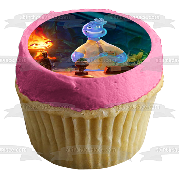 Elemental Ember and Wade Edible Cake Topper Image ABPID56931