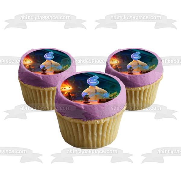 Elemental Ember and Wade Edible Cake Topper Image ABPID56931