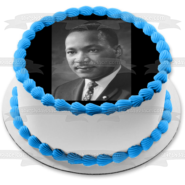 Imagen de decoración comestible para tarta del día de Martin Luther King Jr. ABPID57018 