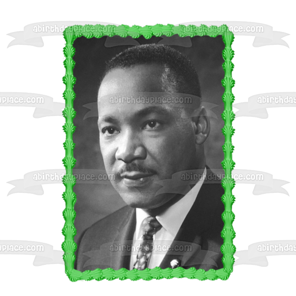 Imagen de decoración comestible para tarta del día de Martin Luther King Jr. ABPID57018 