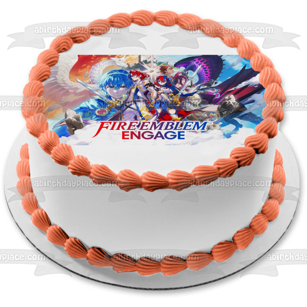 Fire Emblem Engage Lythos Firene Brodia and Solm Edible Cake Topper Image ABPID56990