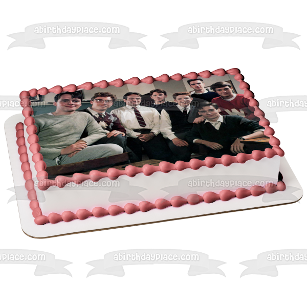 Dead Poet's Society John Keating Todd Neil Charlie Knox Richard and Stephen Edible Cake Topper Image ABPID57046