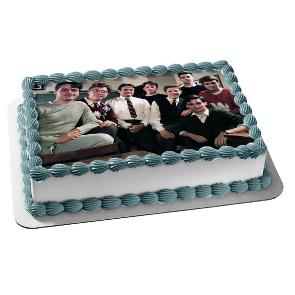 Dead Poet's Society John Keating Todd Neil Charlie Knox Richard and Stephen Edible Cake Topper Image ABPID57046