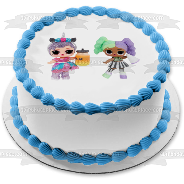 Lol surprise dolls deals birthday cake topper