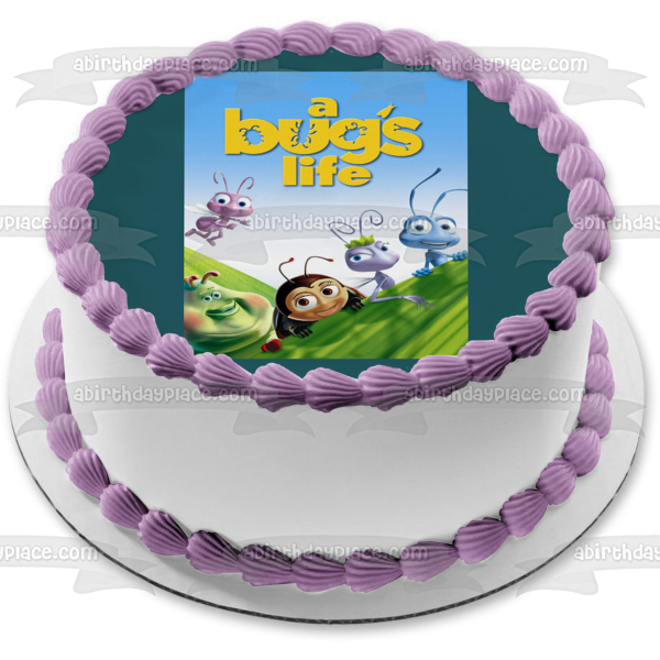A Bug's Life Flik Princess Atta Heimlich Francis and Dot Edible Cake Topper Image ABPID57060