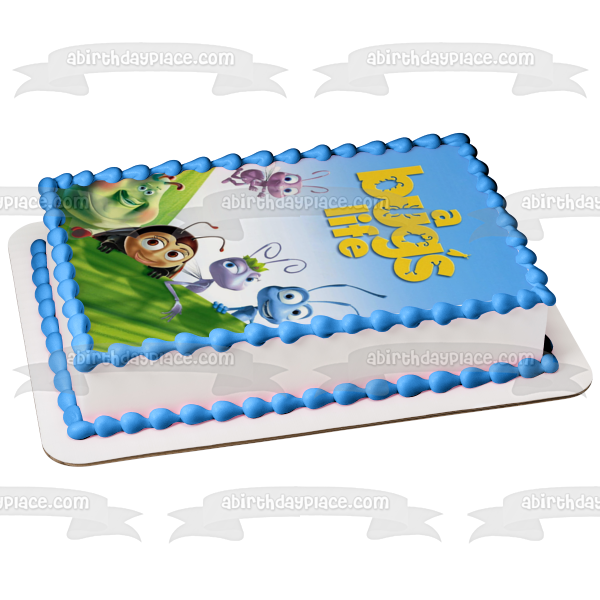 A Bug's Life Flik Princess Atta Heimlich Francis and Dot Edible Cake Topper Image ABPID57060