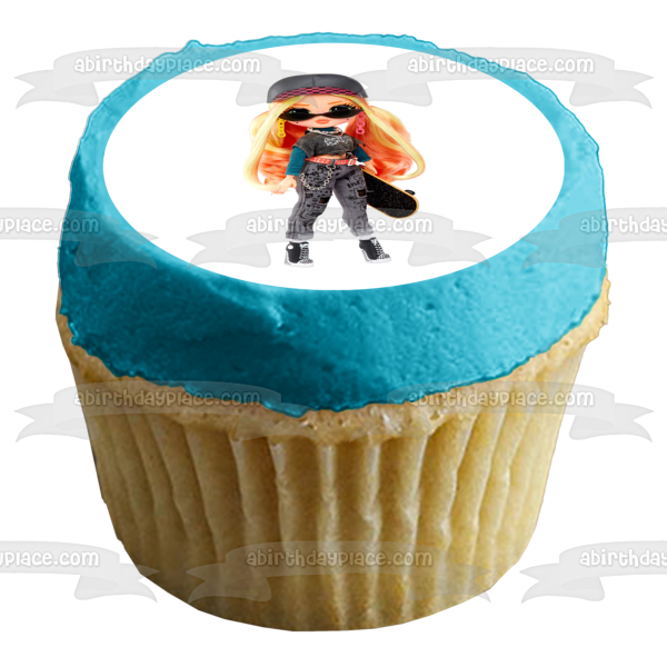 LOL. Surprise Omg Skatepark Q.T. Edible Cake Topper Image ABPID57063