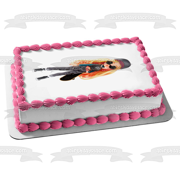 LOL. Surprise Omg Skatepark Q.T. Edible Cake Topper Image ABPID57063