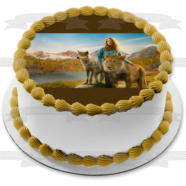 The Wolf and the Lion Alma Edible Cake Topper Image ABPID57075