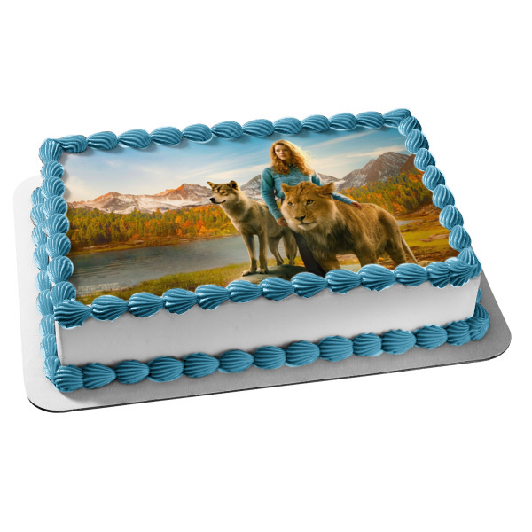 The Wolf and the Lion Alma Edible Cake Topper Image ABPID57075