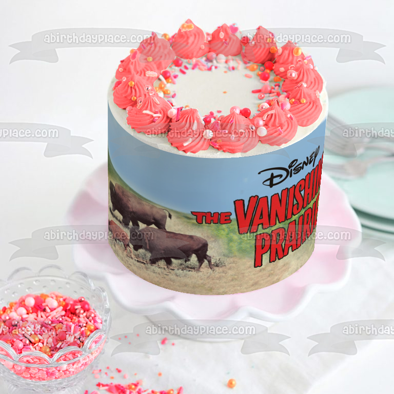 The Vanishing Prairie Farm Animals Edible Cake Topper Image ABPID57132