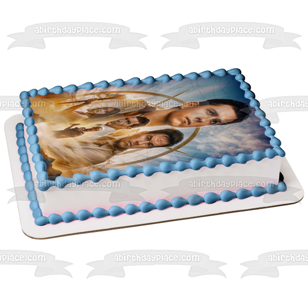 Uncharted Nathan Victor and Chloe Edible Cake Topper Image ABPID57141