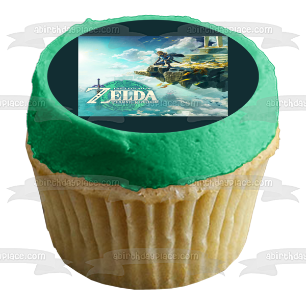 Imagen comestible para decoración de tarta con enlace de The Legend of Zelda Tears of the Kingdom ABPID57156 