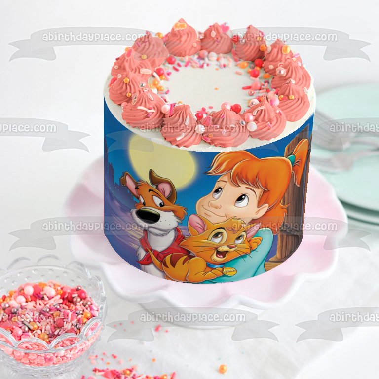 Oliver and Company Jenny Edible Cake Topper Image ABPID57177