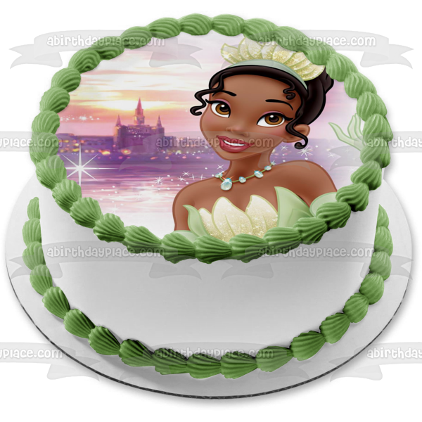 Tiana Movie Edible Cake Topper Image ABPID57165