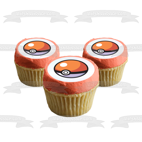 Pokemon Poke Balls Beast Ball Ultra Ball and Others Edible Cake Topper – A  Birthday Place