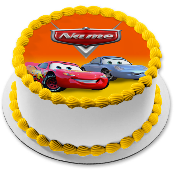 Disney McQueen Lightning Cars Cake Topper Kids Boys Birthday Party  Decorations Car Racing Theme Baby Shower Cake Decoration - AliExpress
