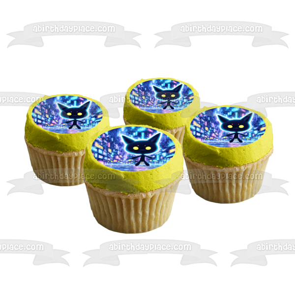 Kawaii Digital World Cat Anime Cartoon Edible Cake Topper Image ABPID5 – A  Birthday Place