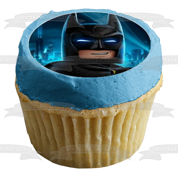 The LEGO Batman Movie Batman Robin The Joker and Batwoman Edible Cupcake Topper Images ABPID57192