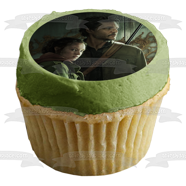 The Last of Us TV Show Ellie and Joel Edible Cake Topper Image ABPID57237