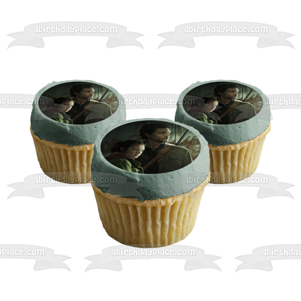 The Last of Us TV Show Ellie and Joel Edible Cake Topper Image ABPID57237