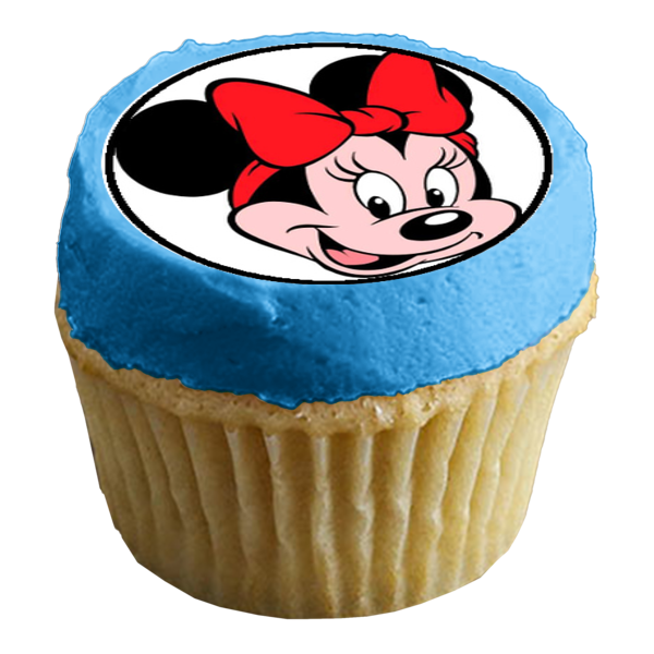 Mickey Mouse and Friends  Minnie Mouse Daisy Duck Donald Duck and Goofy Edible Cupcake Topper Images ABPID03192