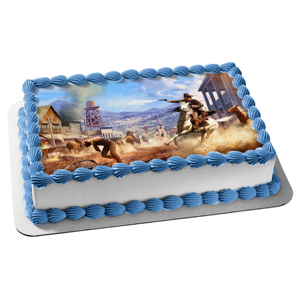 Red Dead Redemption 2 Edible Cake Topper Image ABPID57258