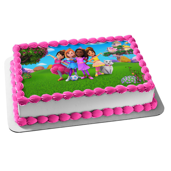 Mira, Royal Detective Pinky and Meena Edible Cake Topper Image ABPID57272