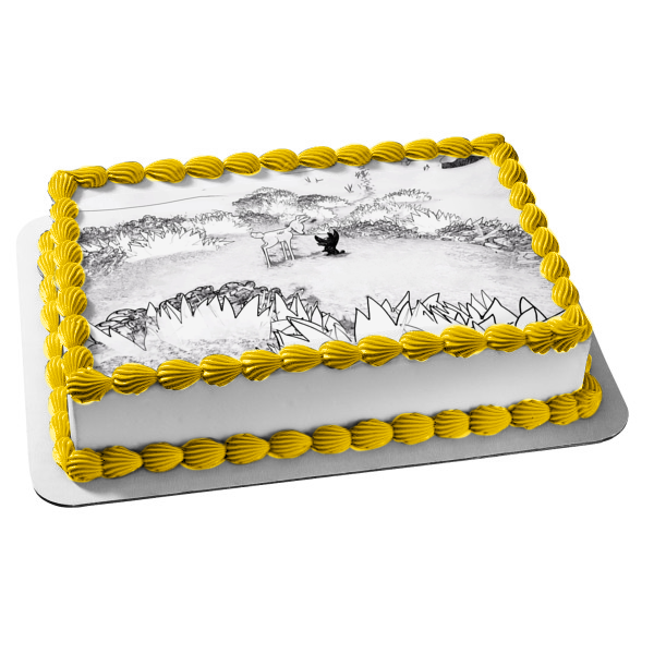 Blanc Game Scene Edible Cake Topper Image ABPID57280