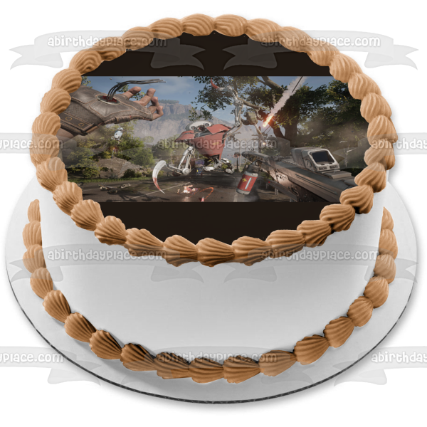 Atomic Heart Game Scene Edible Cake Topper Image ABPID57288