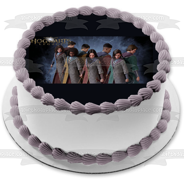 Hogwarts Legacy Amit Thakkar Constance Dagworth Everett Clopton and Hector Jenkins Edible Cake Topper Image ABPID57327