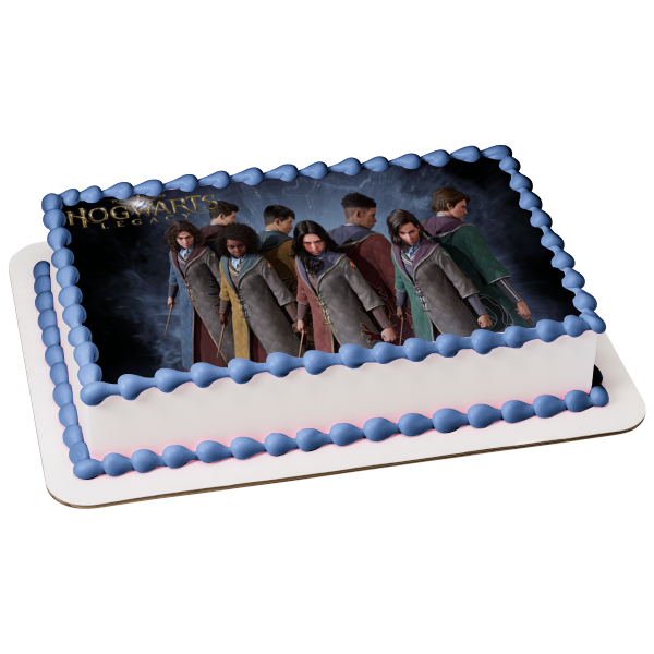 Hogwarts Legacy Amit Thakkar Constance Dagworth Everett Clopton and Hector Jenkins Edible Cake Topper Image ABPID57327