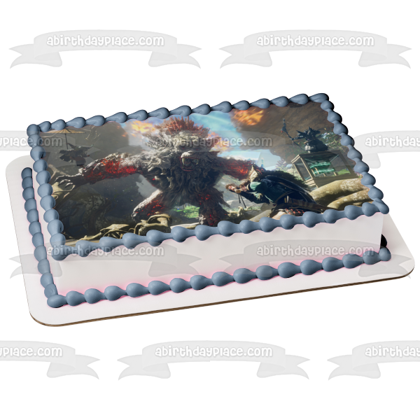 Wild Hearts Game Scene Edible Cake Topper Image ABPID57302