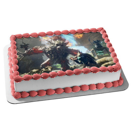 Wild Hearts Game Scene Edible Cake Topper Image ABPID57302