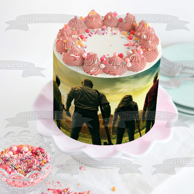 Toque en la cabina Redmond y Leonard Edible Cake Topper Imagen ABPID57311 