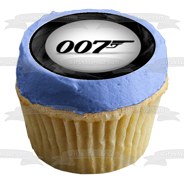 James Bond 007 Pierce Brosnan Sean Connery and Timothy Dalton Edible Cupcake Topper Images ABPID03956