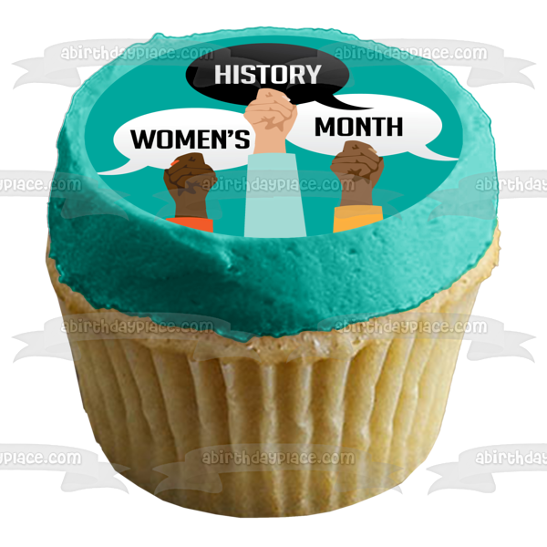 Women's History Month Edible Cake Topper Image ABPID57342