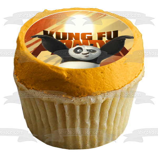 Kung Fu Panda Po Tigress and Viper Edible Cupcake Topper Images ABPID05624