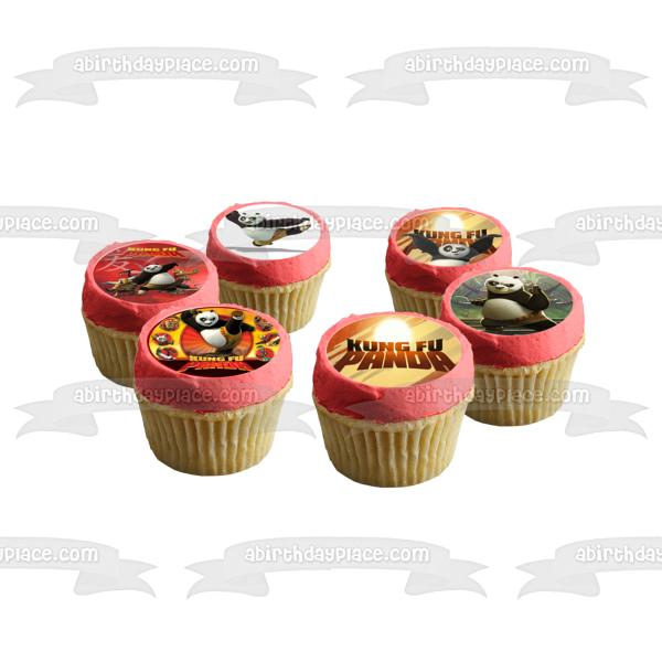 Kung Fu Panda Po Tigress and Viper Edible Cupcake Topper Images ABPID05624