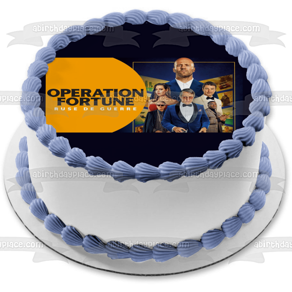 Operation Fortune: Ruse De Guerre Orson Fortune Sarah Fidel and Danny Francesco Edible Cake Topper Image ABPID57357