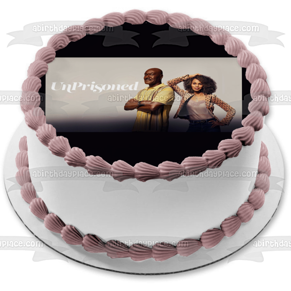 Unprisioned Edwin Alexander and Paige Alexander Edible Cake Topper Image ABPID57355