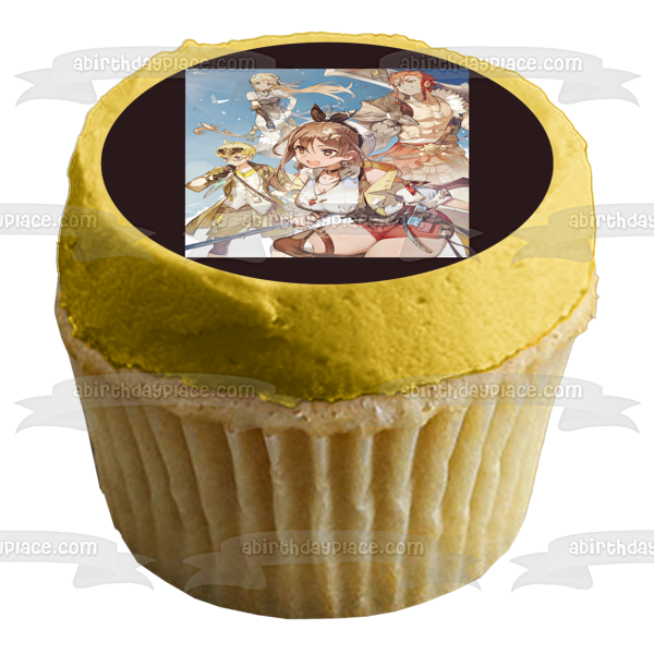 Atelier Ryza 2: Lost Legends & The Secret Fairy Klaudia Valentz and Lent Marslink Edible Cake Topper Image ABPID57373