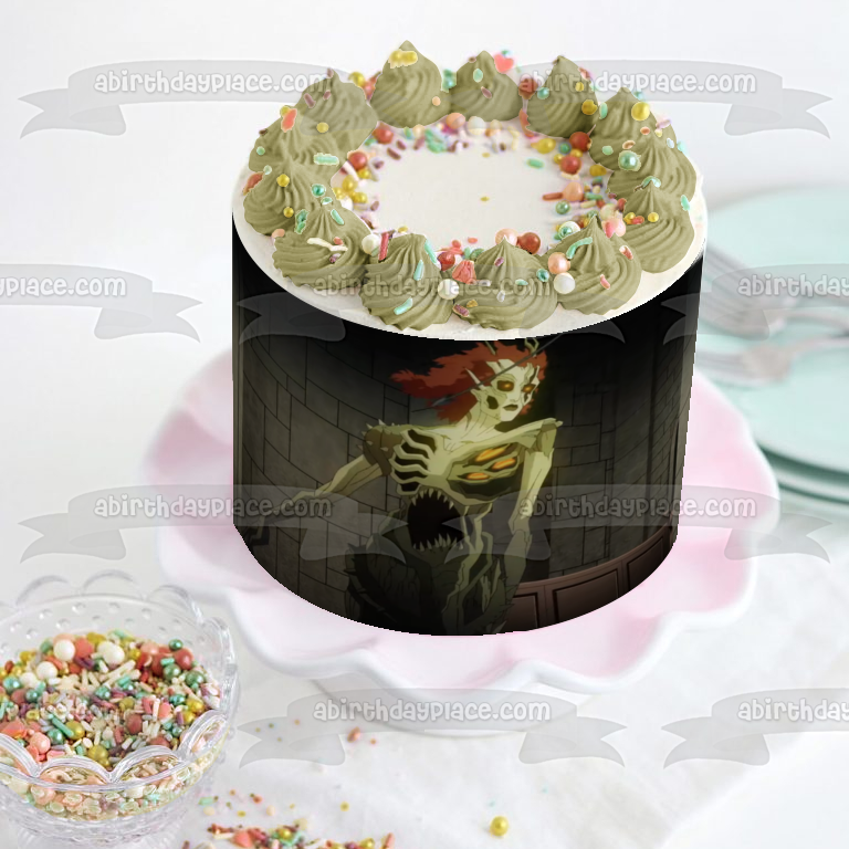 Chainsaw Man Edible Cake Topper Image ABPID57388